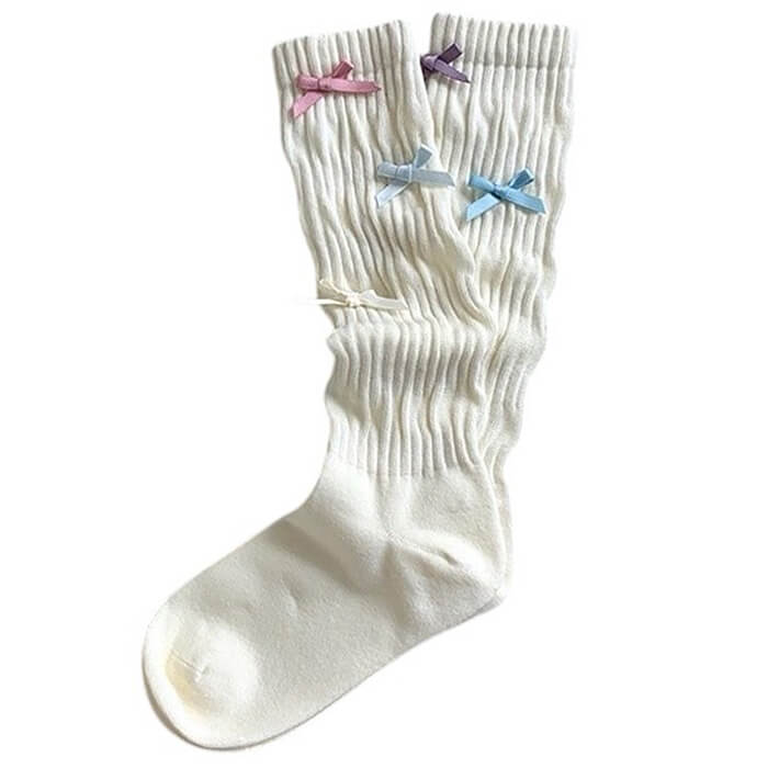 Sweet Dress Code Bow Socks