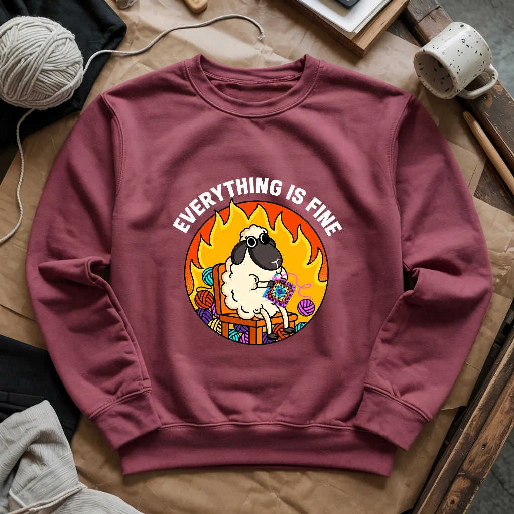 Everything Is Fine Sweatshirt