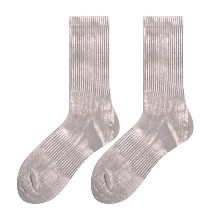 Metallic Ribbed Socks