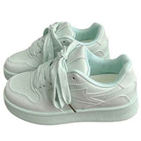 Self Made Skater Sneakers in Mint