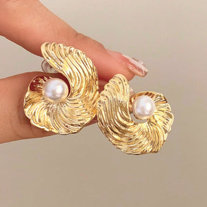 Ocean Whisper Shell Earrings