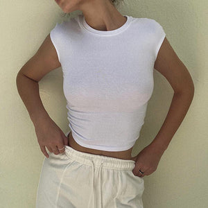 Old Money Open Back Crop Top