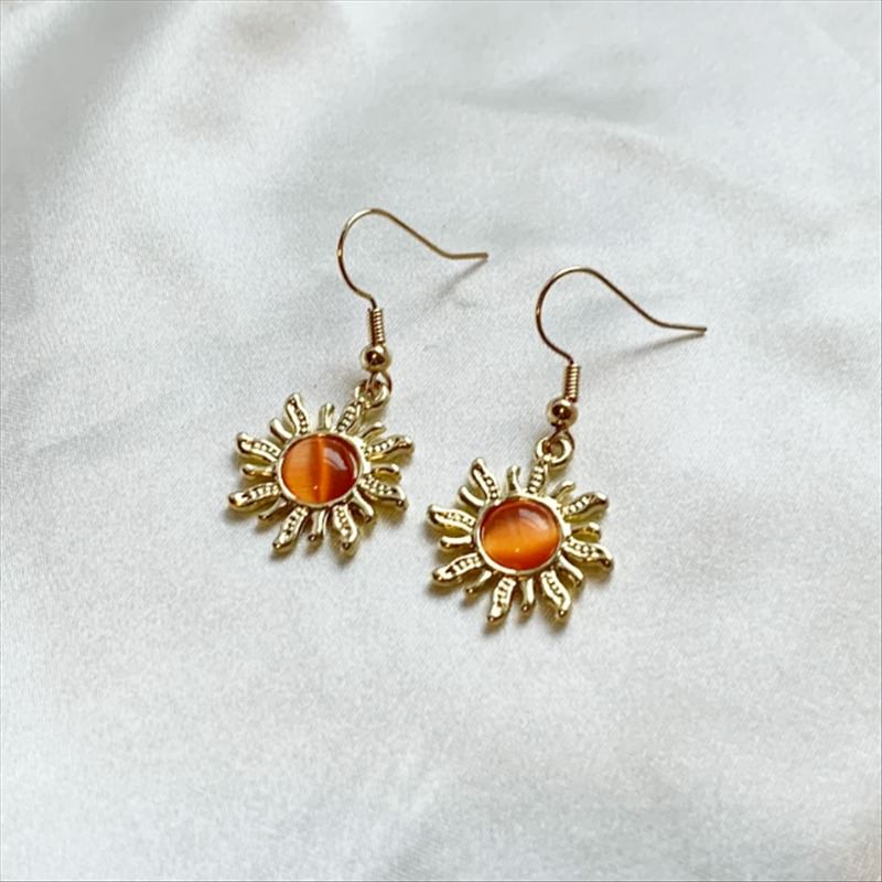 Golden Hour Sun Earrings