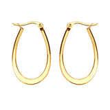 Perfect Future Oval Hoop Earrings