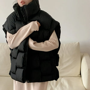 Vacay Mode Oversized Puffer Vest