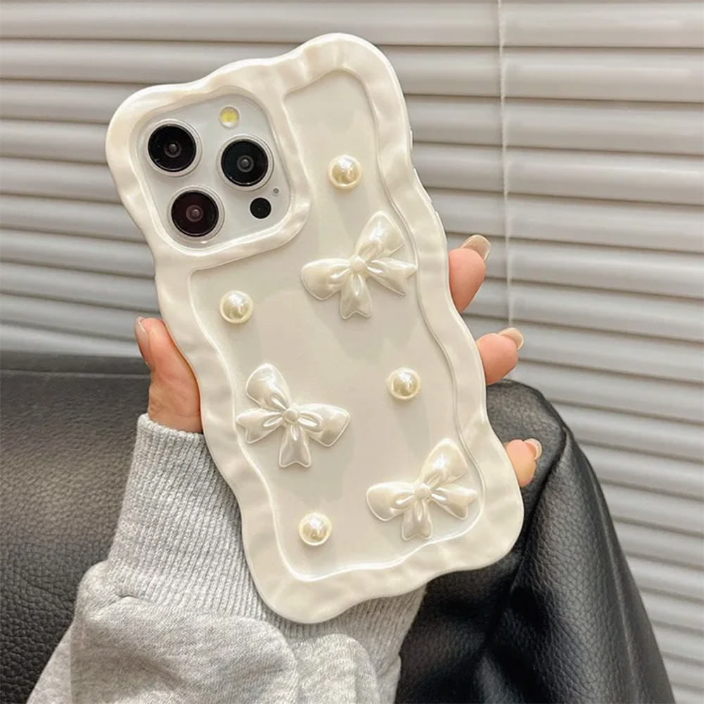 Pearls & Bows iPhone Case