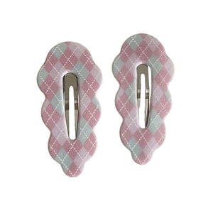 Perfectly Preppy Plaid Hair Clips