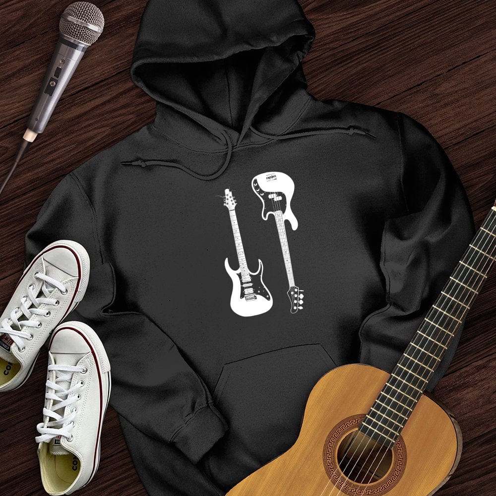 Electric and Bass Guitar Hoodie