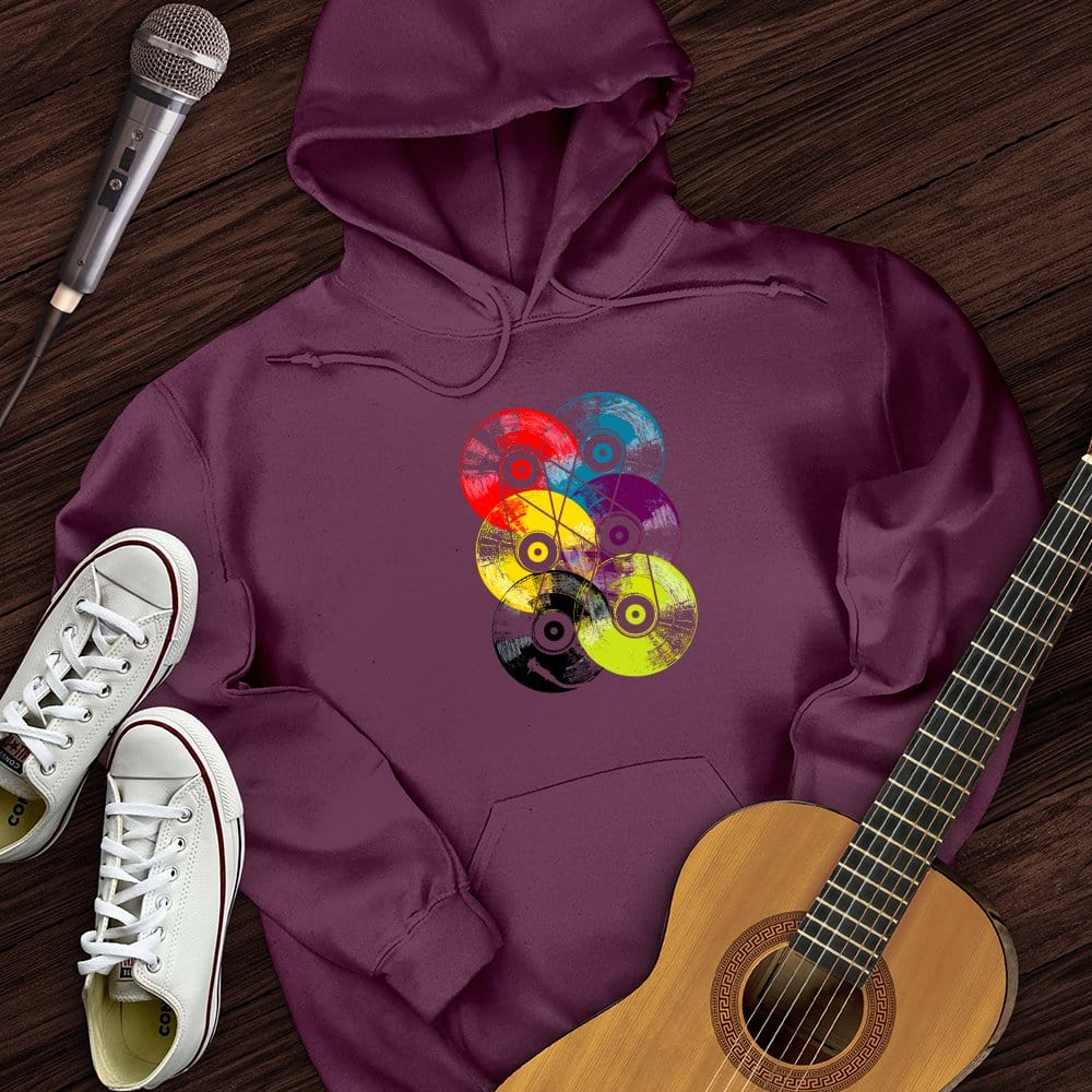 Colorful Vinyls Hoodie
