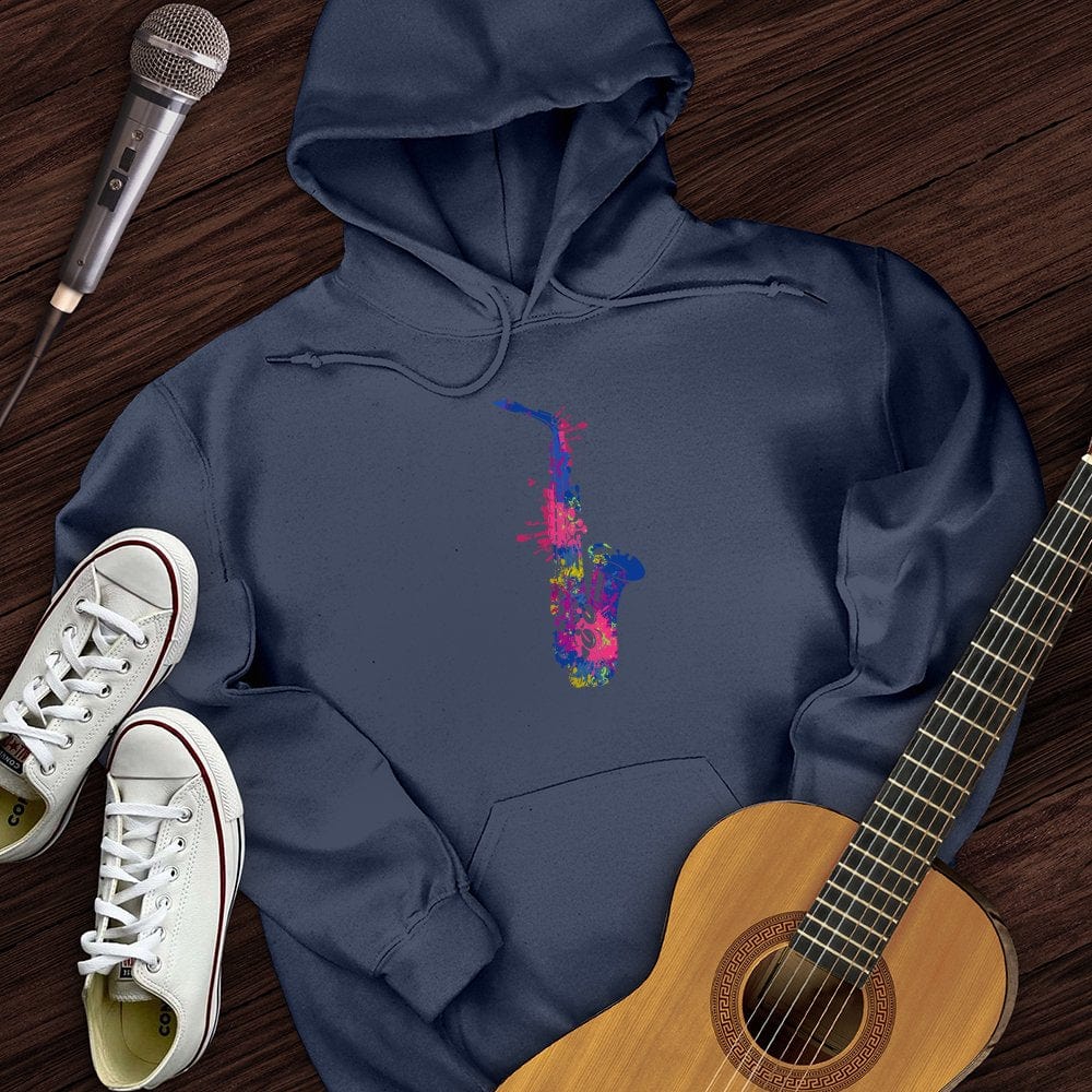 Cartoon Sax Hoodie