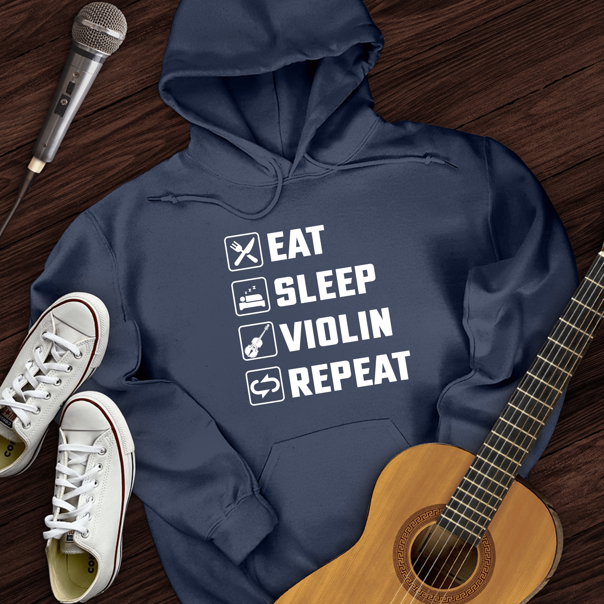 Eat, Sleep, Violin, Repeat Hoodie