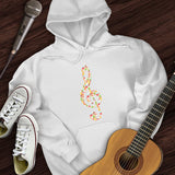 Christmas Treble Clef Hoodie