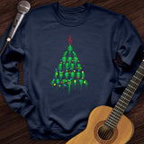 Guitar Christmas Tree Crewneck