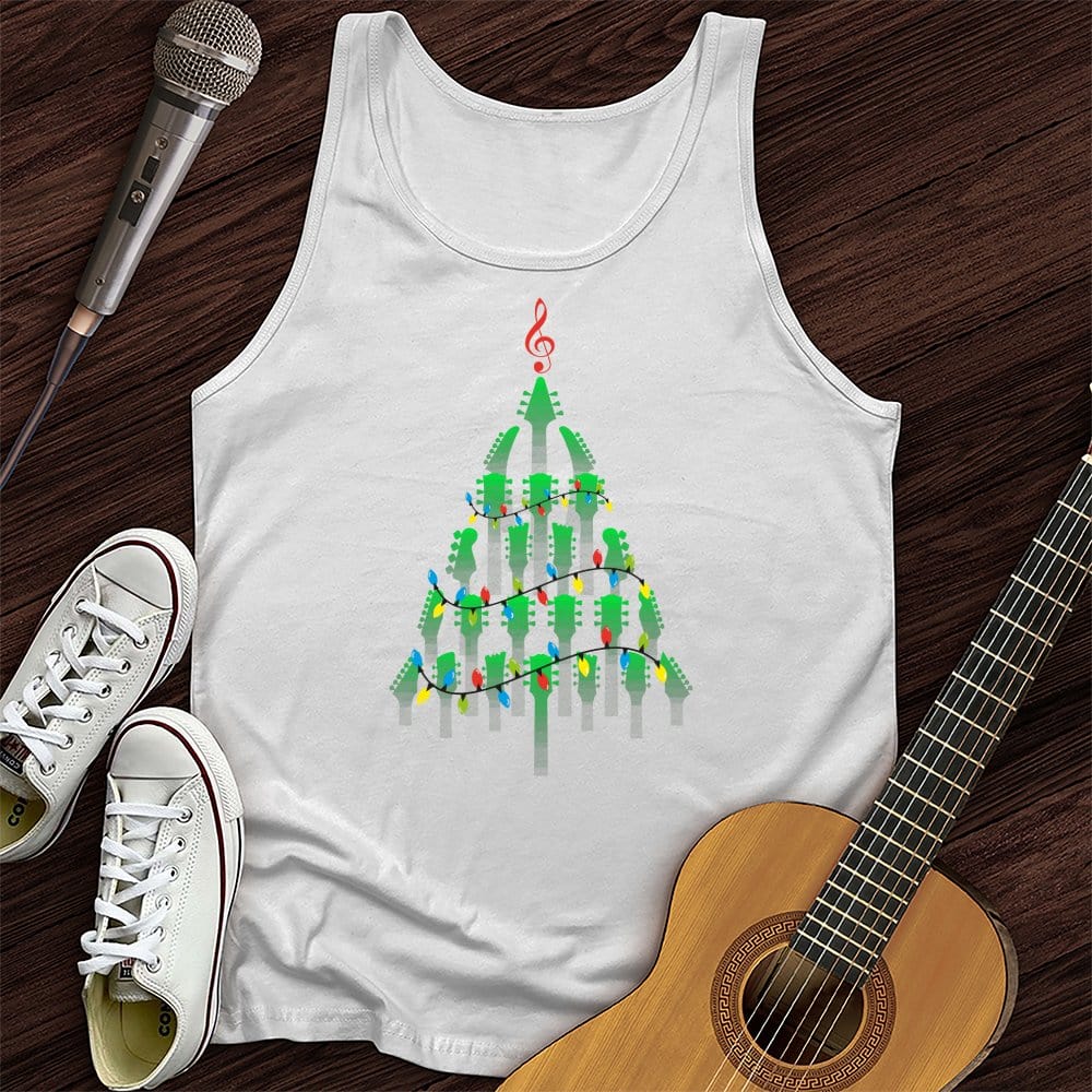 Guitar Christmas Tree Tank Top