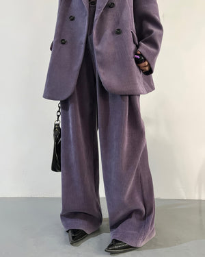 Drama Club Purple Blazer & Pants Set
