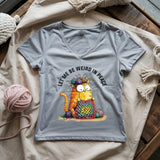 Be Weird In Peace Lady V-neck