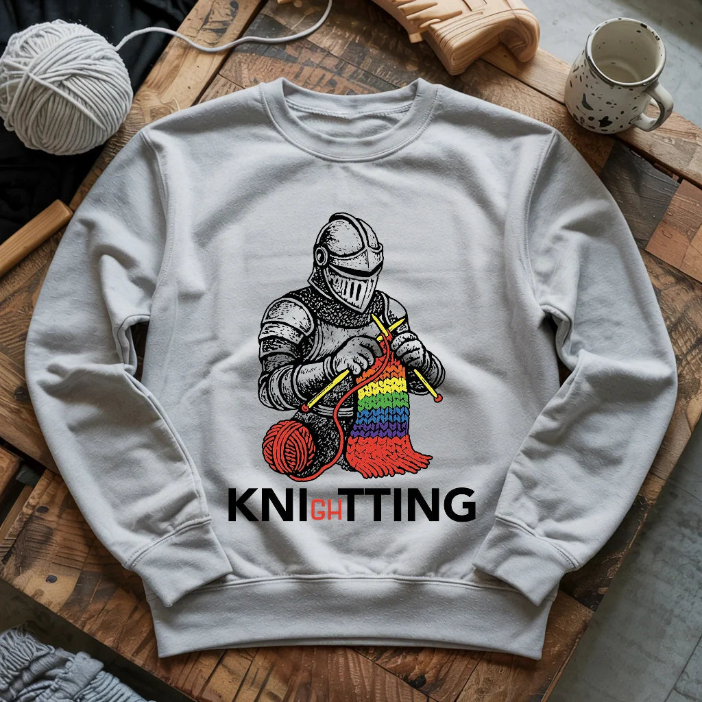 Knight Knitting Sweatshirt