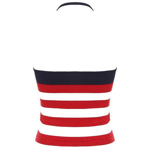 USA Stars & Stripes Halter Top