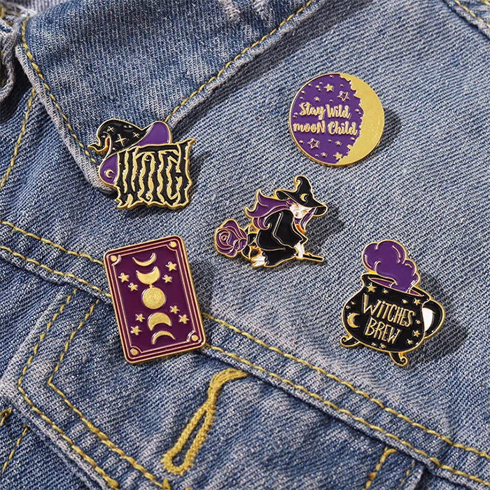Witch Vibes Brooch Pins