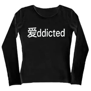 Y2K Addicted Long Sleeve Top
