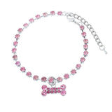 Y2K Rhinestone Dog Bone Bracelet